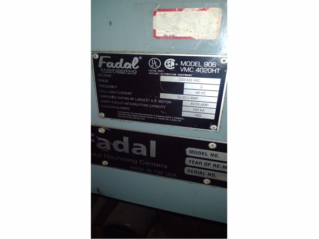 FADAL 906 VMC 4020 HT 2001 - Imagen 6